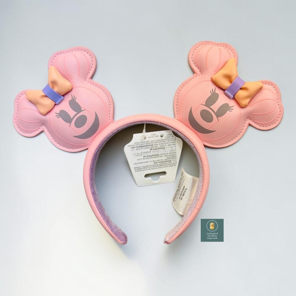Disney Parks Minnie Mouse Pumpkin Ear Headband Halloween 2026 NWT